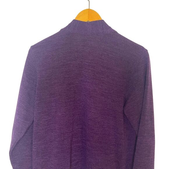 California Bloom Purple‎ Women's Cardigan Sweater Size M - Picture 4 of 10